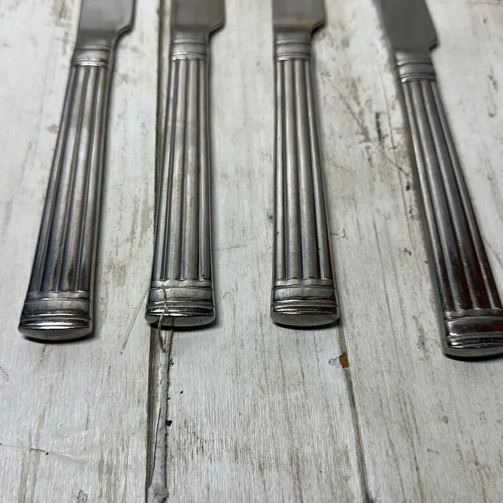 4 Reed & Barton CRESCENDO II‎ Dinner Knives 9 3/4”